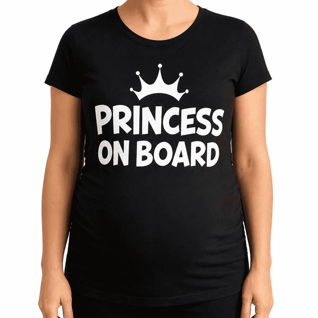 Majica za nosečnice PRINCESS ON BOARD