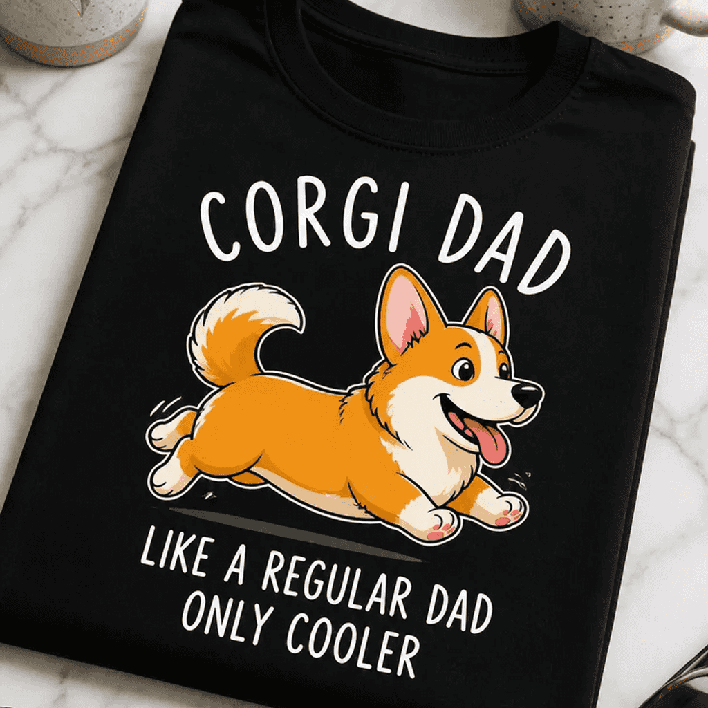 Majica za lastnika corgija - corgi očka, samo bolj kul