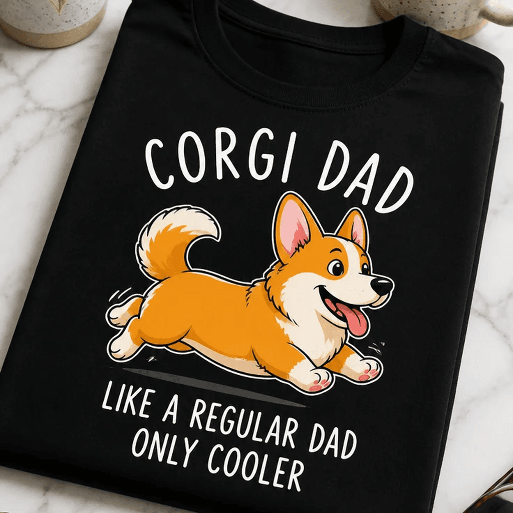 Majica za lastnika corgija - corgi očka, samo bolj kul