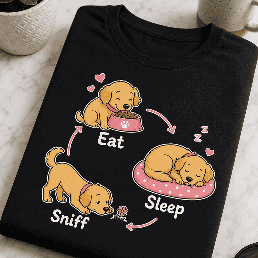 Majica za lastnike psov - Eat Sleep Sniff
