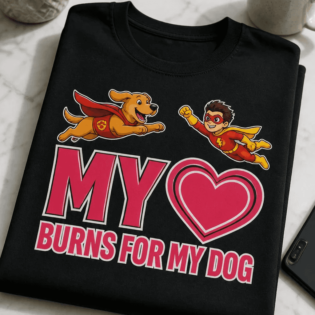 Majica za lastnike psov - MY BURNS FOR MY DOG