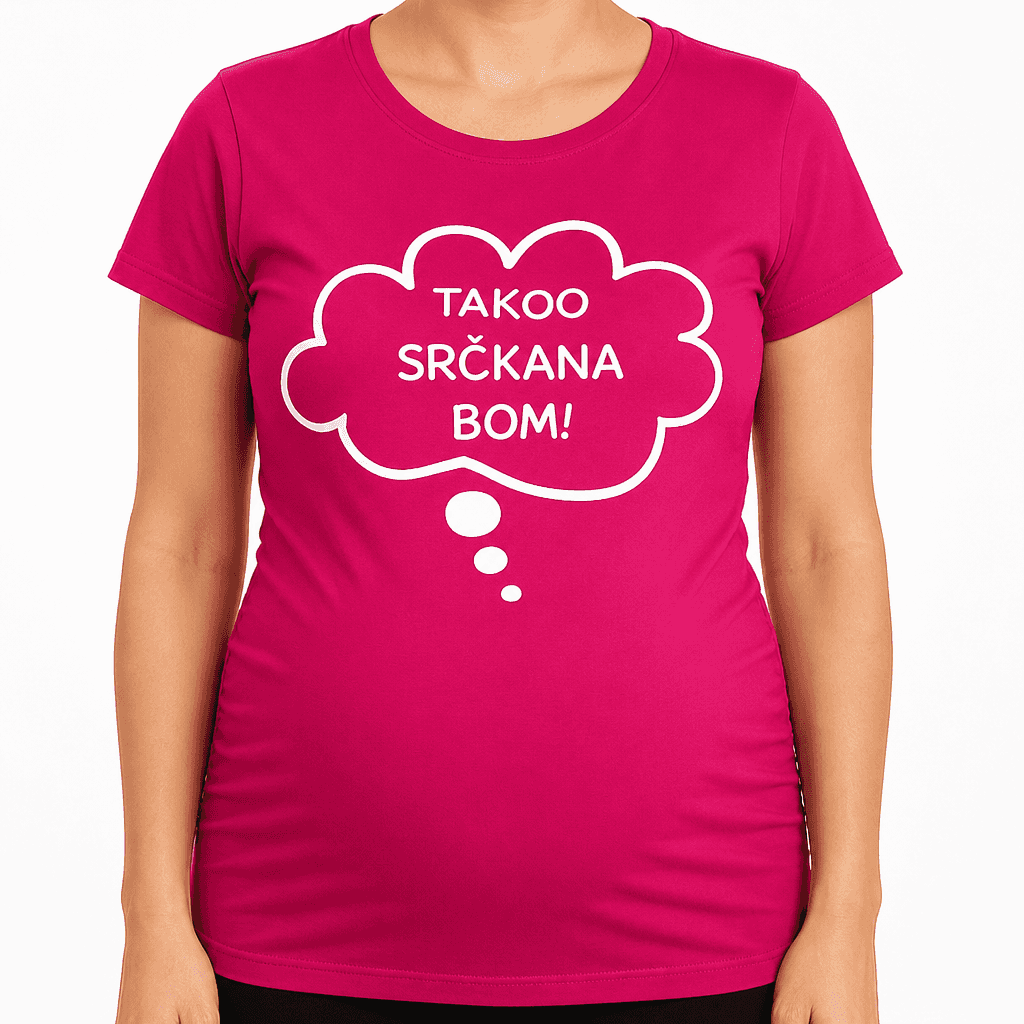 Majica za nosečnice takoo srčkana bom