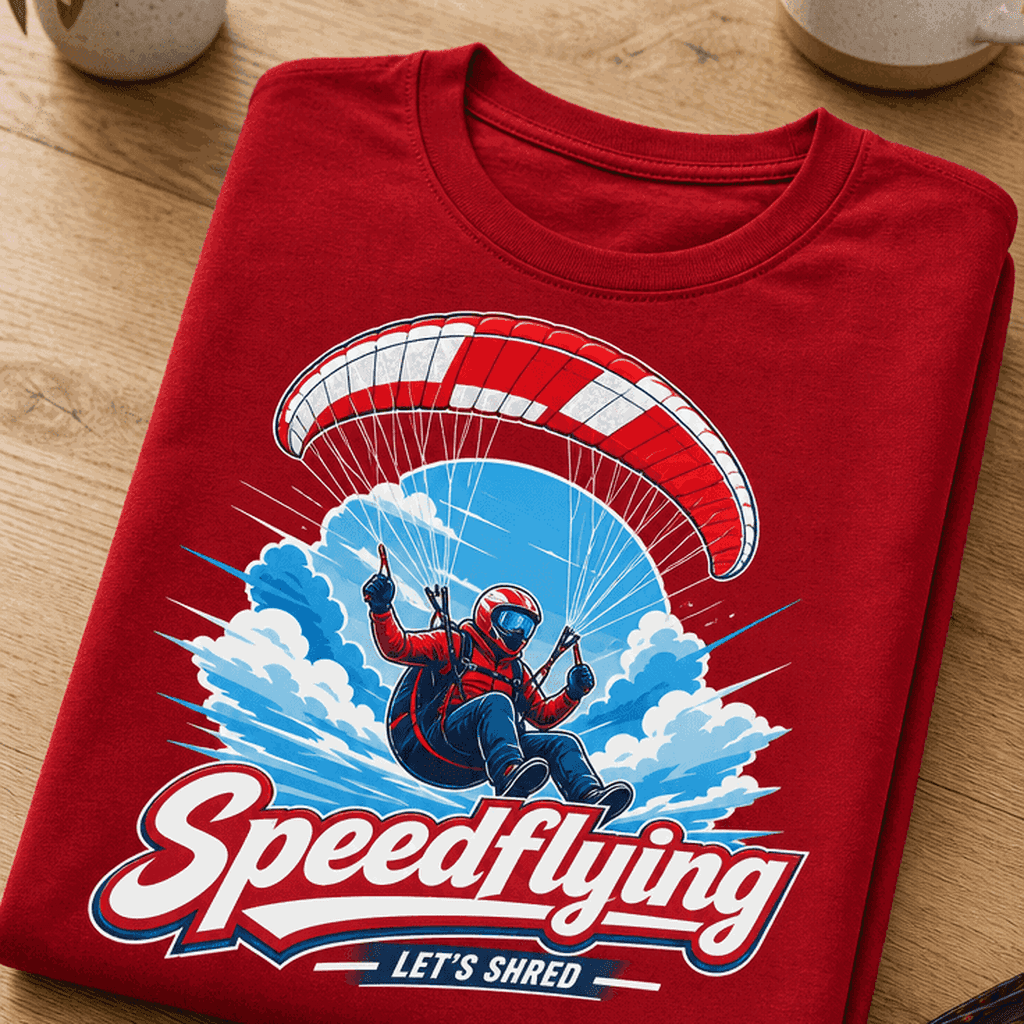 Majica za ljubitelje adrenalinskih športov - Speedflying