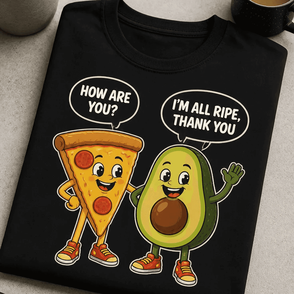 Majica za ljubitelje besednih iger how are you? I'm all ripe
