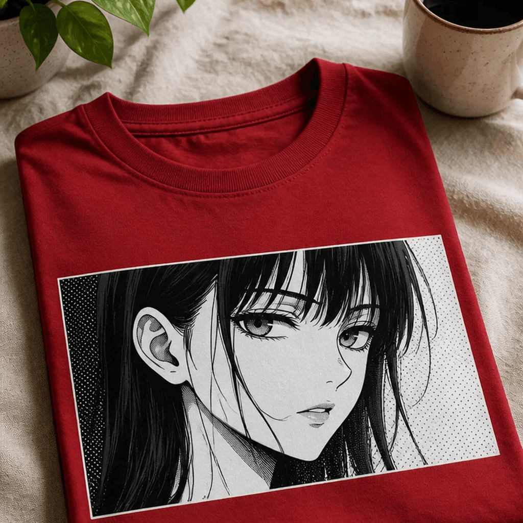 Majica za ljubitelje animeja - manga portret