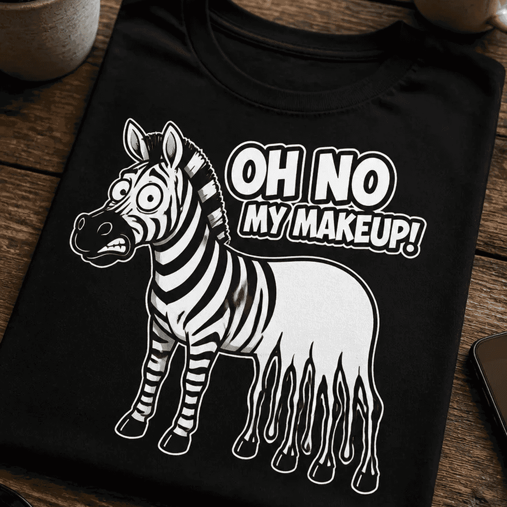 Majica za ljubitelje besednih iger - OH NO MY MAKEUP!