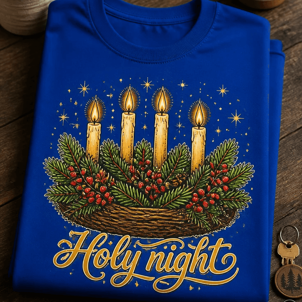 Majica za ljubitelje božiča - Holy night