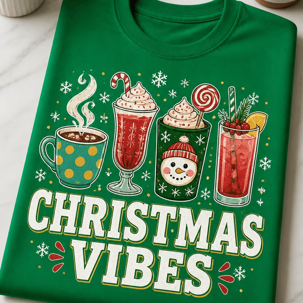 Majica za ljubitelje božiča - CHRISTMAS VIBES