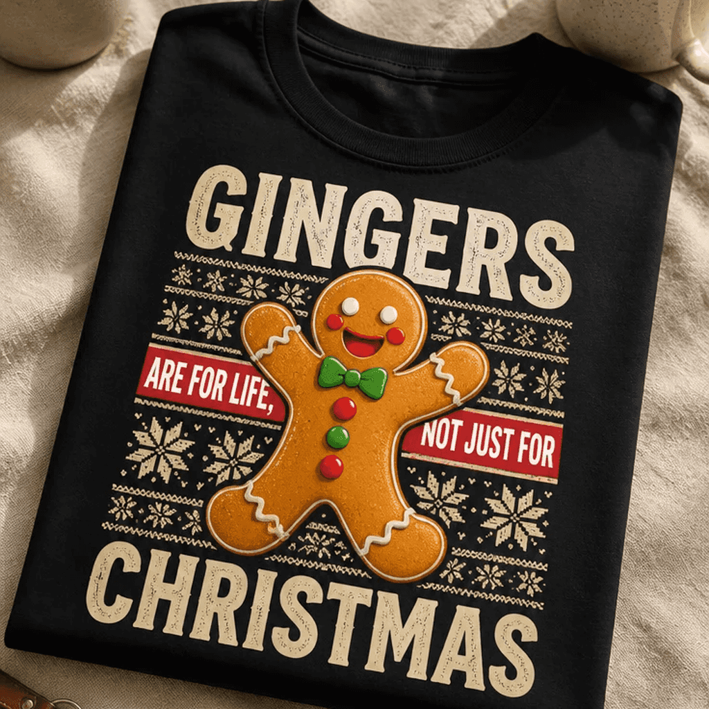 Majica za ljubitelje božičnega humorja gingers za vedno