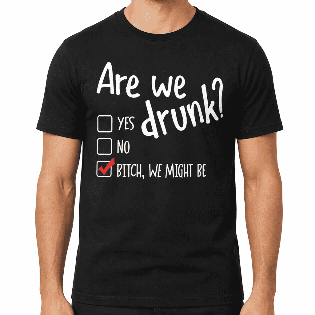 Smešna majica Are We Drunk
