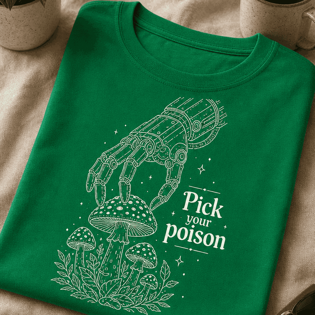 Majica za ljubitelje črnega humorja - Pick your poison