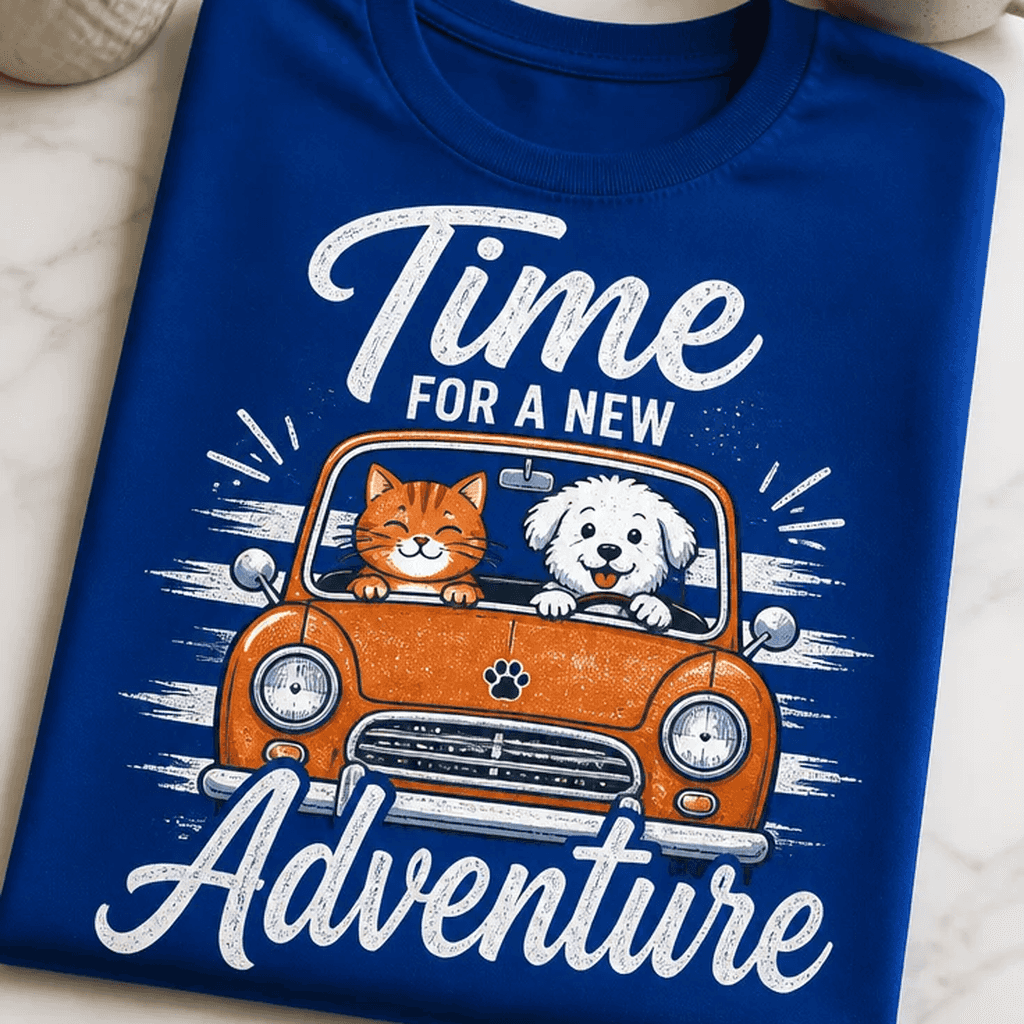 Majica za ljubitelje dogodivščin - Time FOR A NEW Adventure