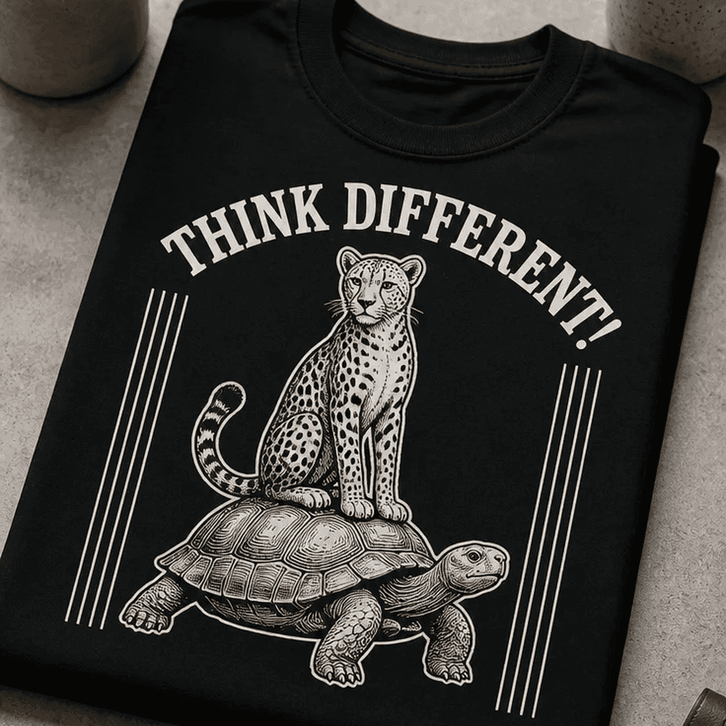 Majica za ljubitelje domiselnega humorja - THINK DIFFERENT!