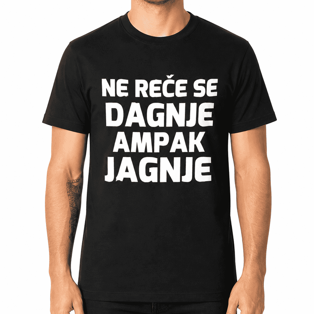 Smešna majica dagnje jagnje