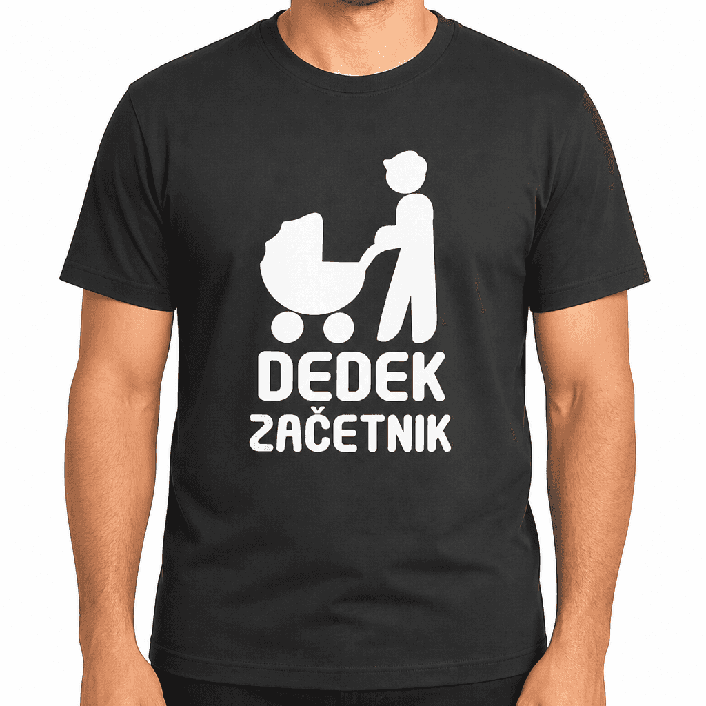 Smešna majica dedek začetnik