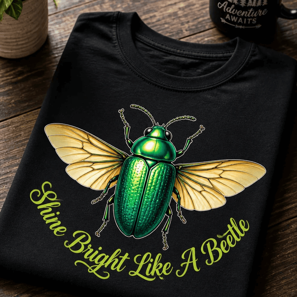 Majica za ljubitelje hroščev - Shine Bright Like A Beetle