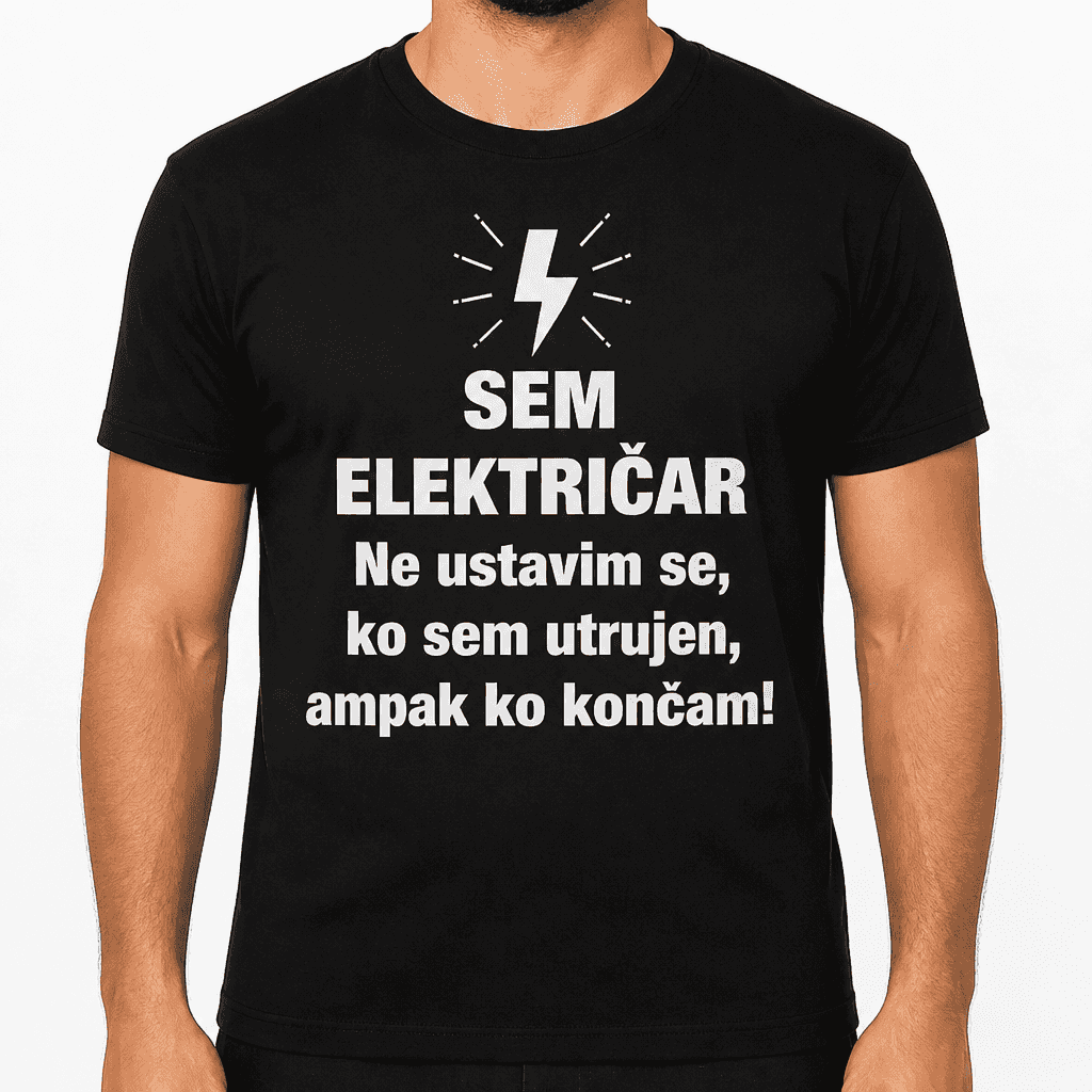Smešna majica električar se ne ustavi