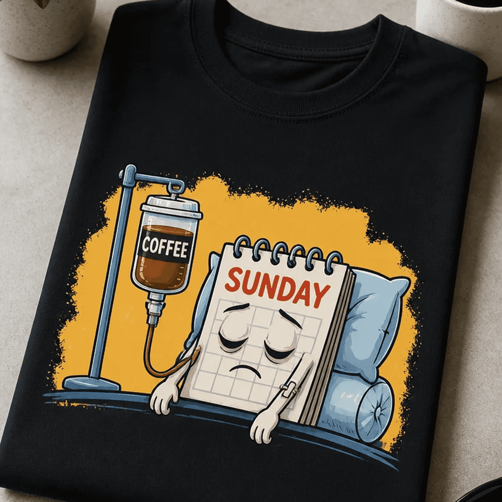 Majica za ljubitelje kave - COFFEE SUNDAY