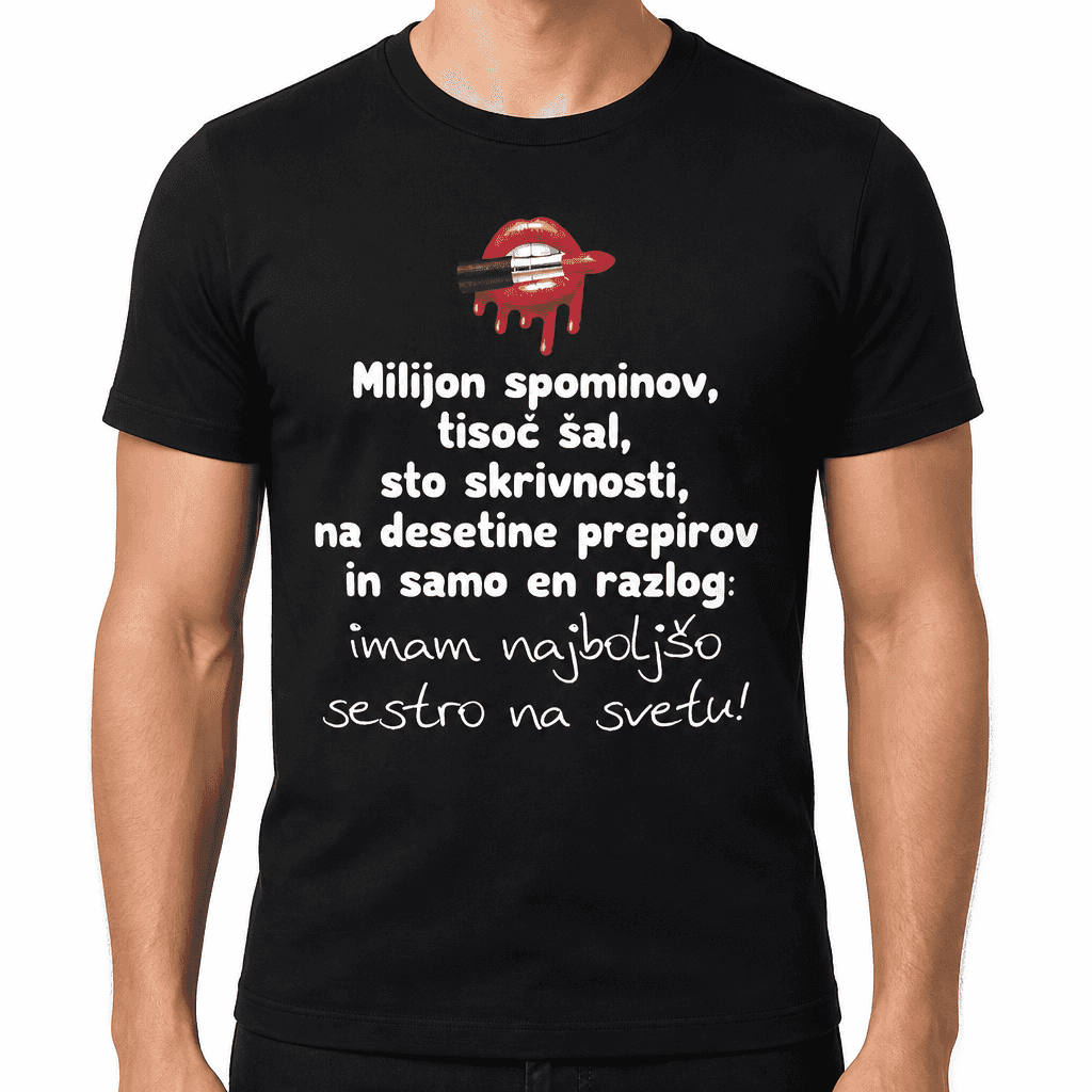 Smešna majica en razlog sestra