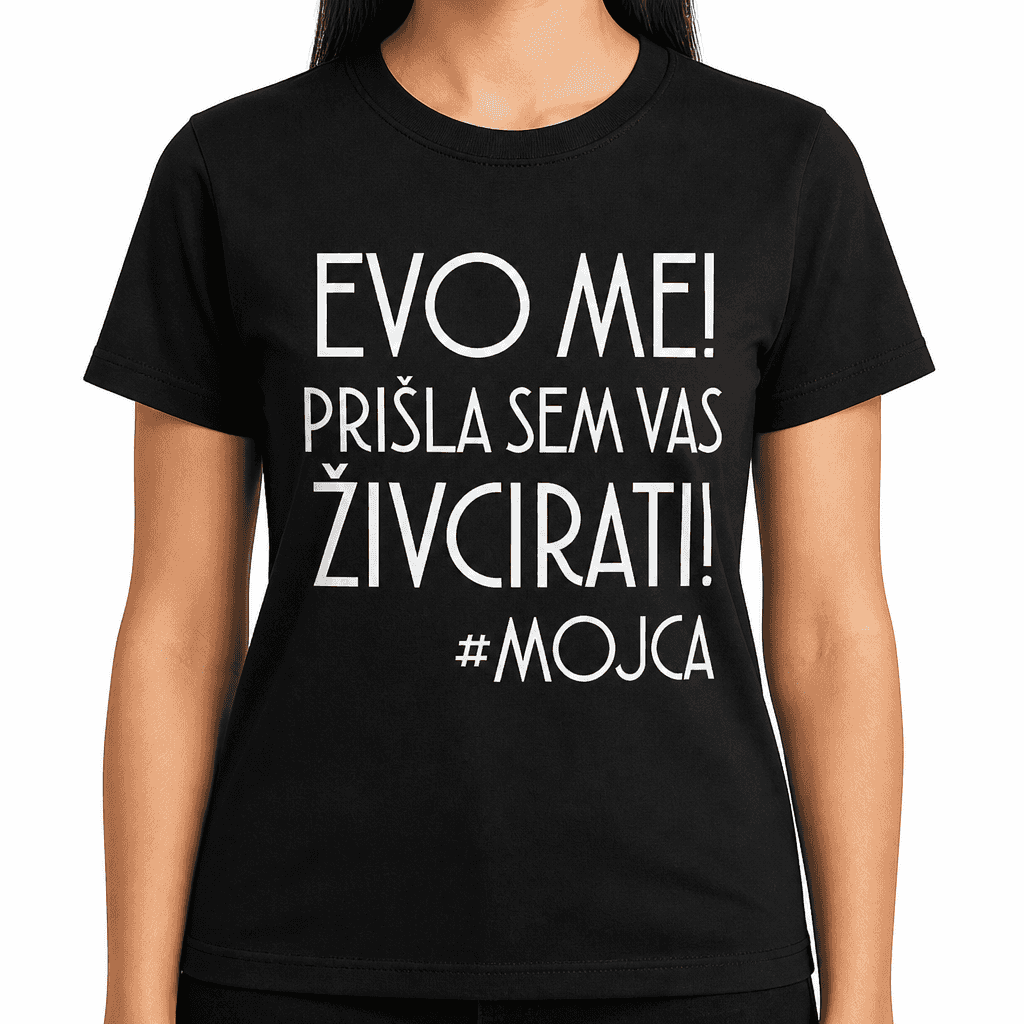 Smešna majica EVO ME! (ime po želji)