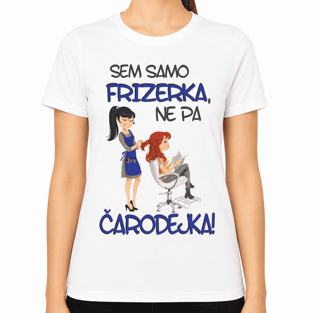 Smešna majica frizerka čarodejka