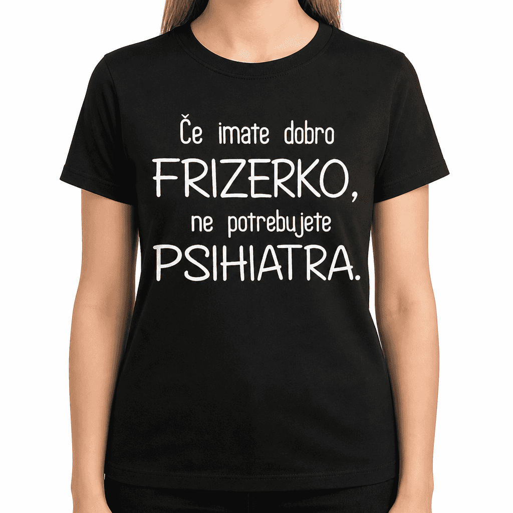 Smešna majica frizerka psihiater