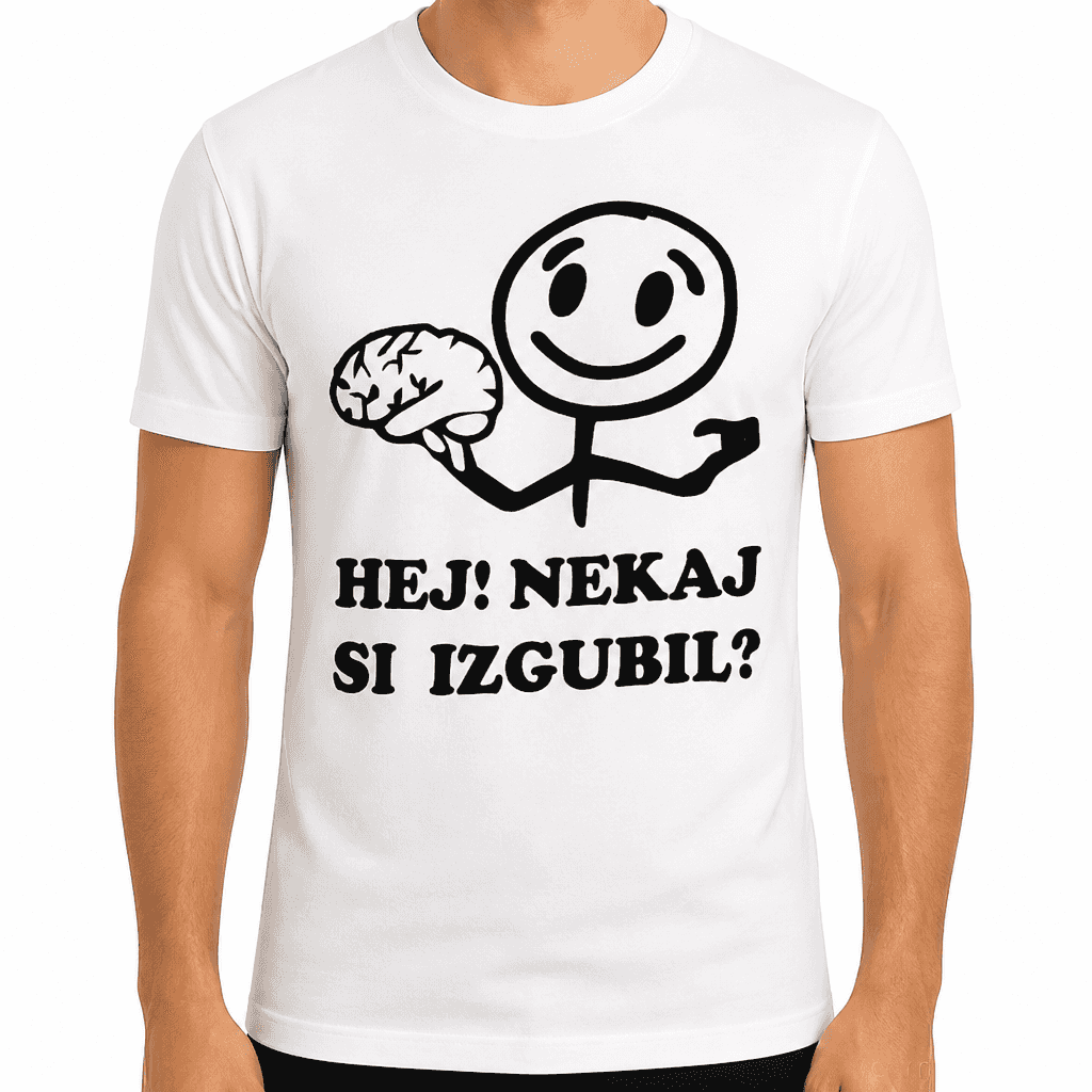Smešna majica hej, nekaj si izgubil