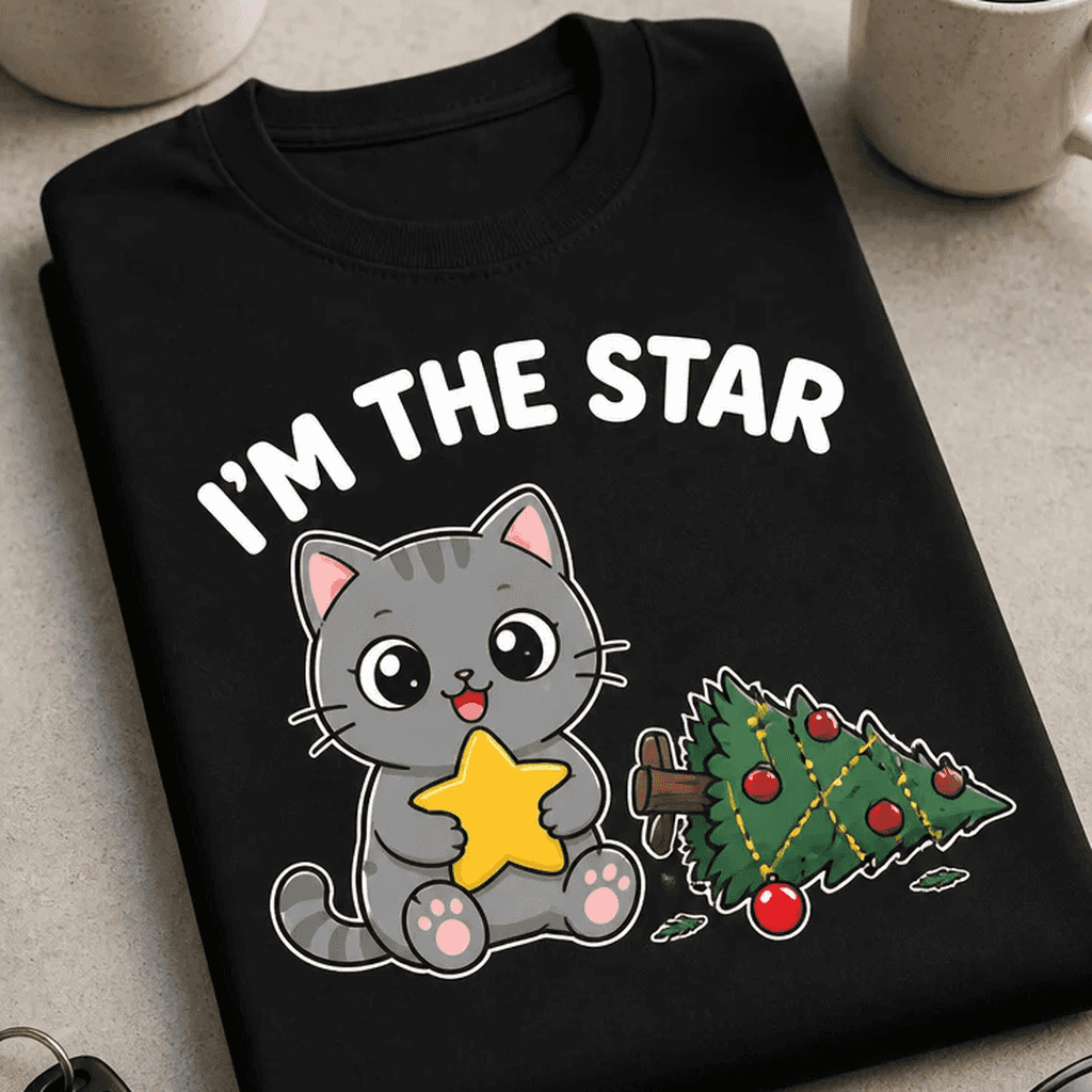 Majica za ljubitelje mačk - I'm the star