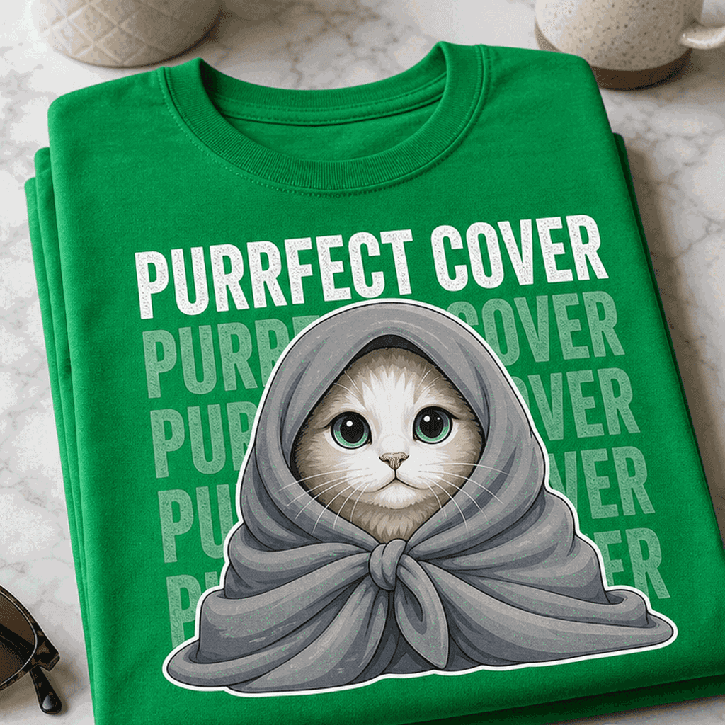 Majica za ljubitelje mačk - PURRFECT COVER
