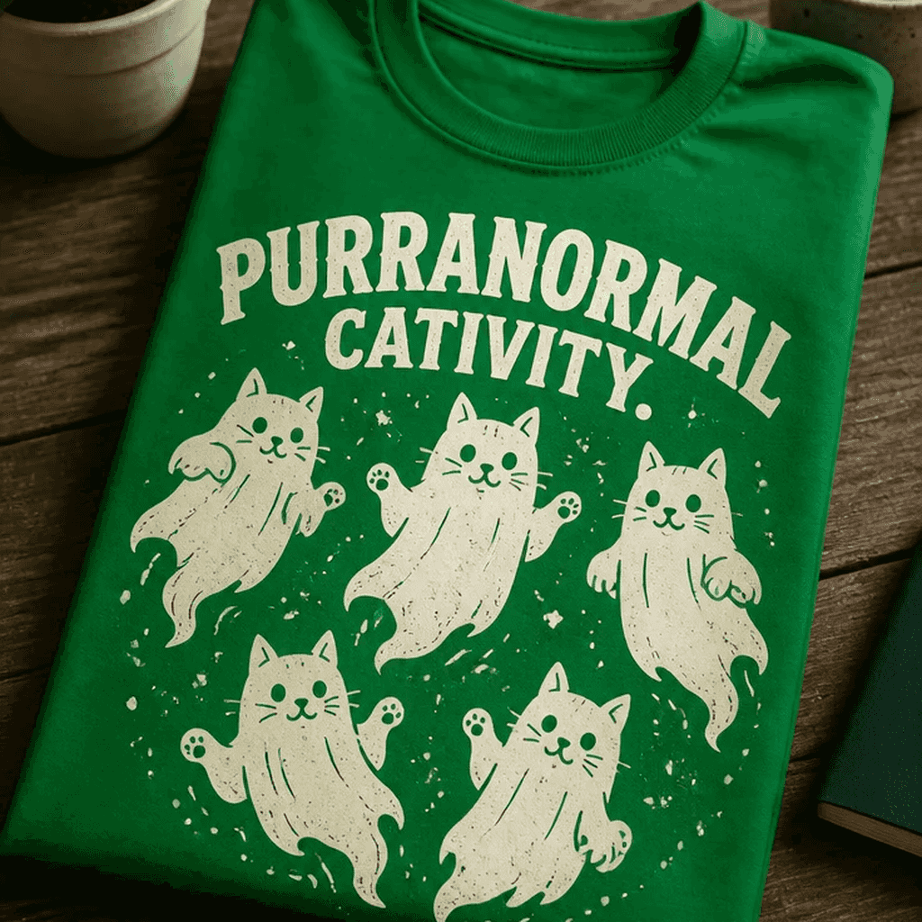 Majica za ljubitelje mačk - PURRANORMAL CATIVITY.
