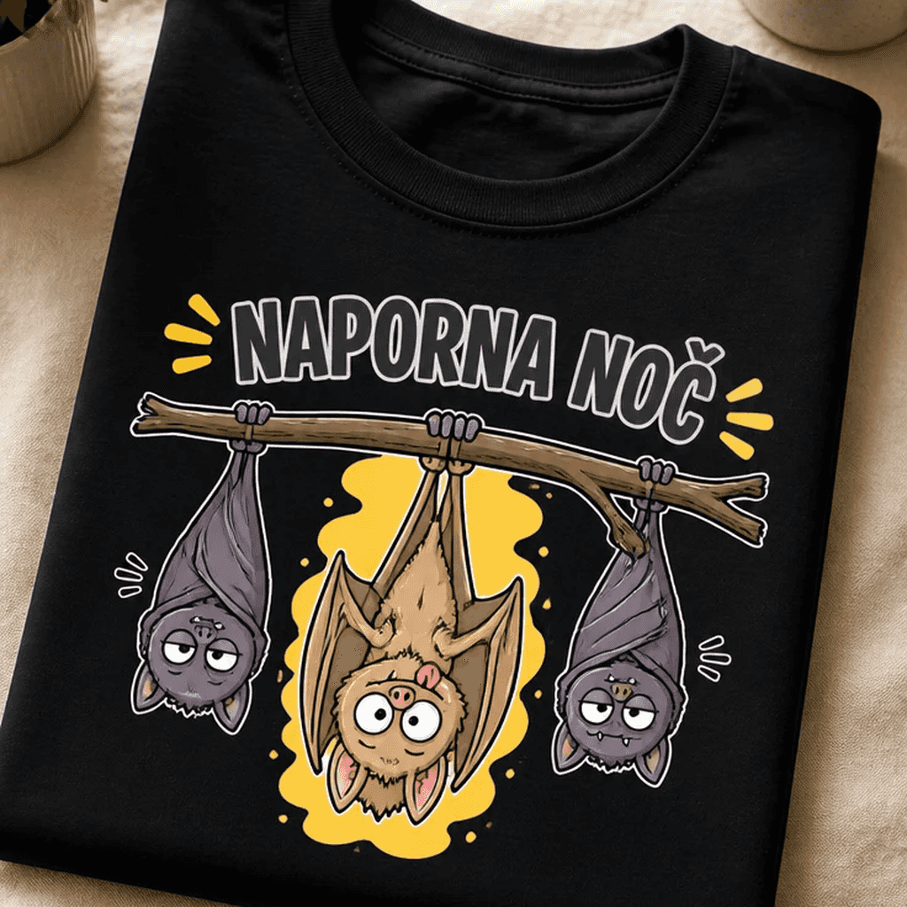 Majica za ljubitelje nočnega humorja - NAPORNA NOČ