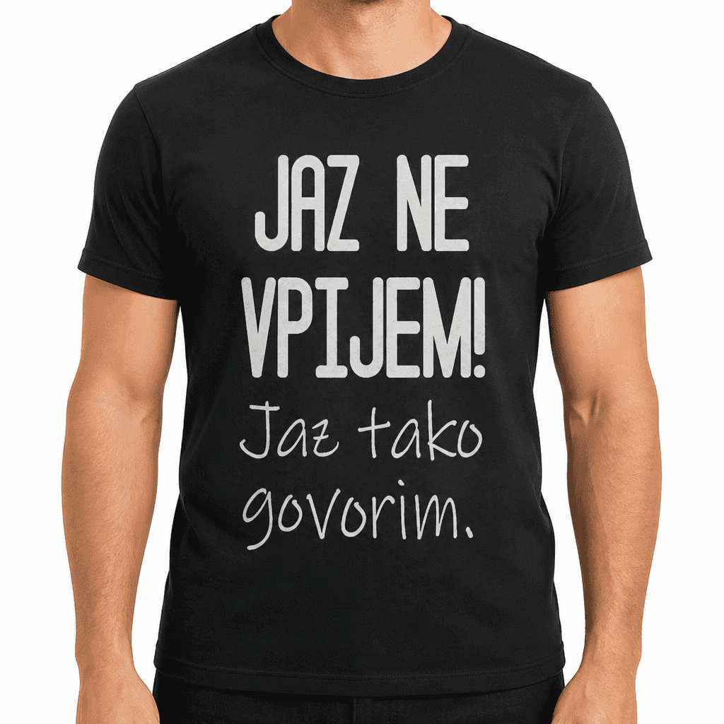 Smešna majica jaz ne vpijem 2