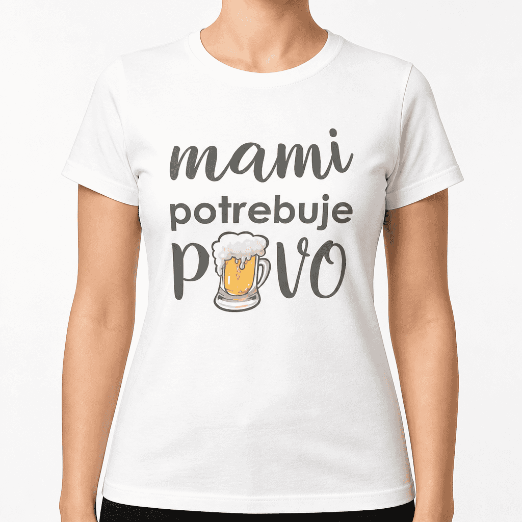 Smešna majica jaz potrebujem pivo