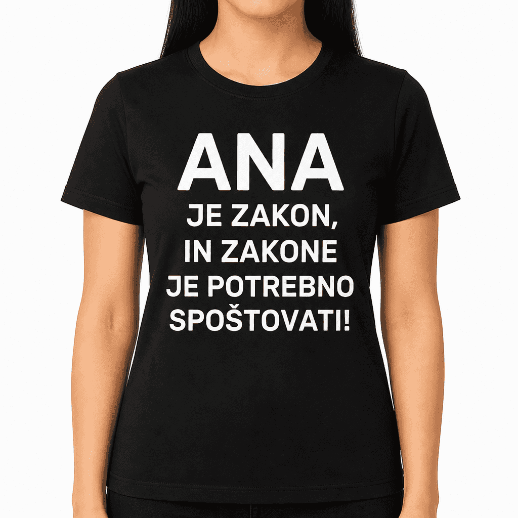 Smešna majica jaz sem zakon!