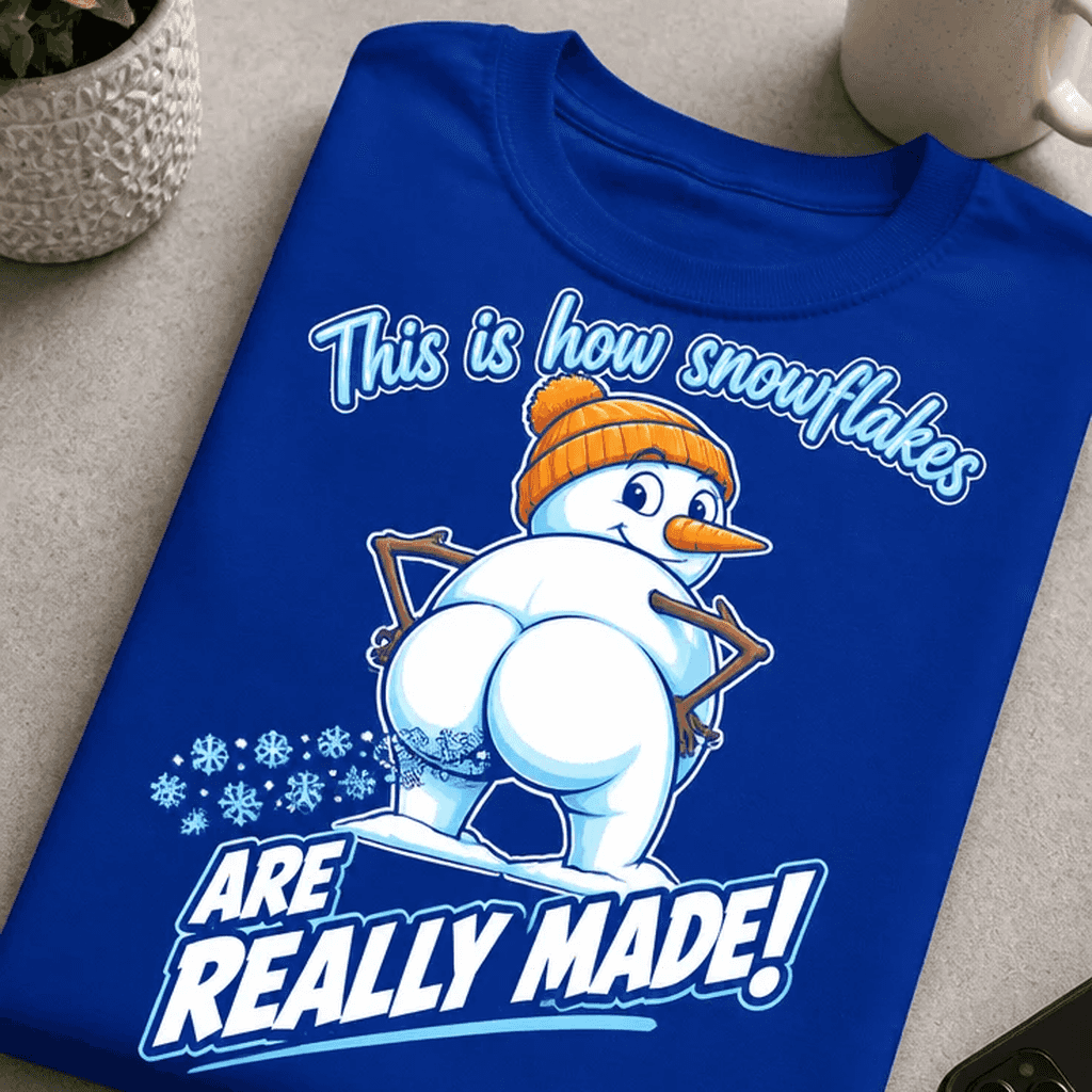 Majica This is how snowflakes are really made!