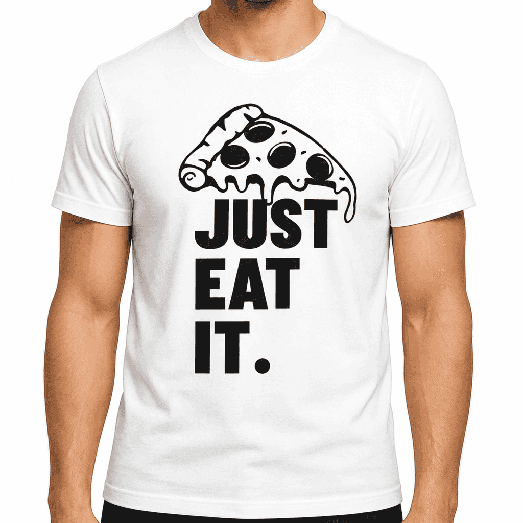 Smešna majica Just Eat It pizza