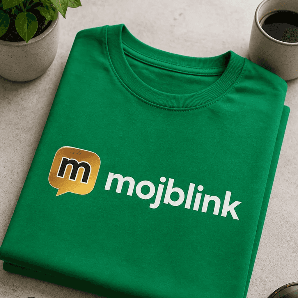 Majica za ljubitelje preprostega dizajna - mojblink