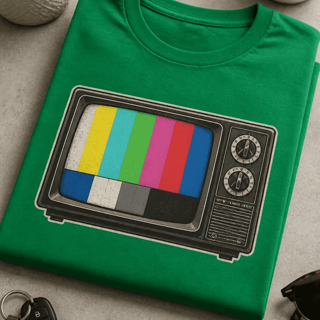 Majica za ljubitelje retro stila - retro televizor