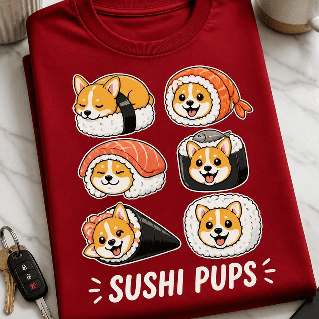 Majica za ljubitelje psov - sushi kuža