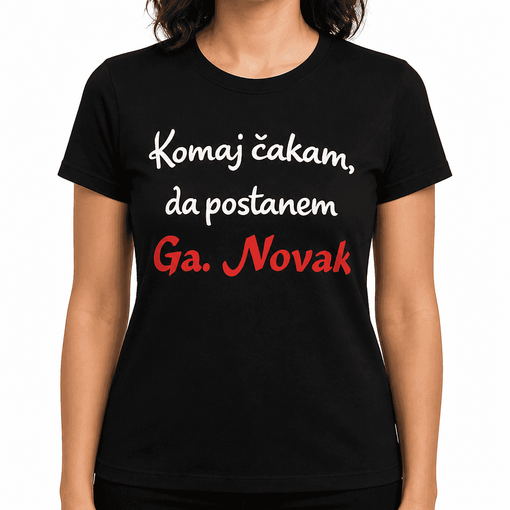 Smešna majica Komaj čakam, da postanem (ime po želji)