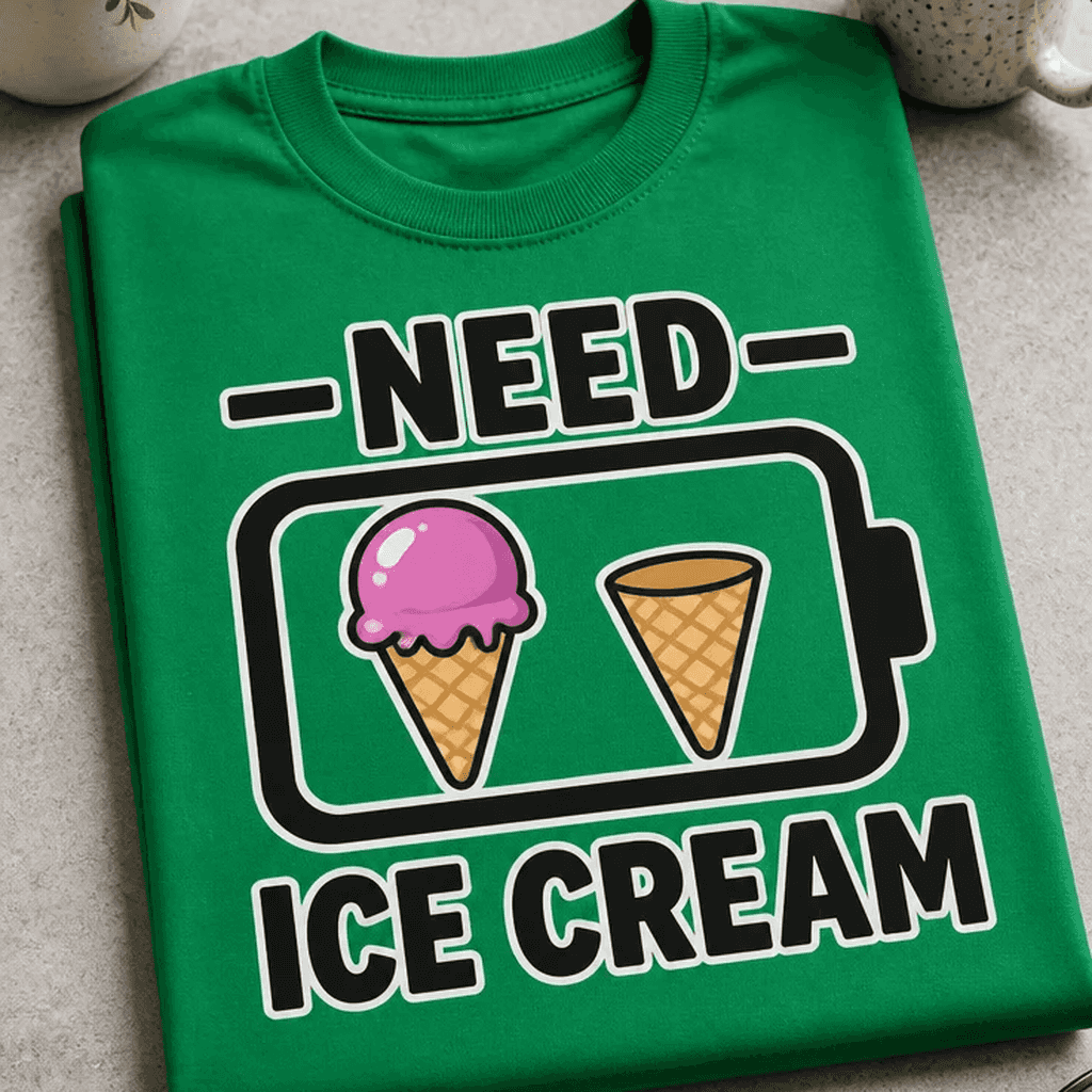 Majica za ljubitelje sladoleda - —NEED— ICE CREAM