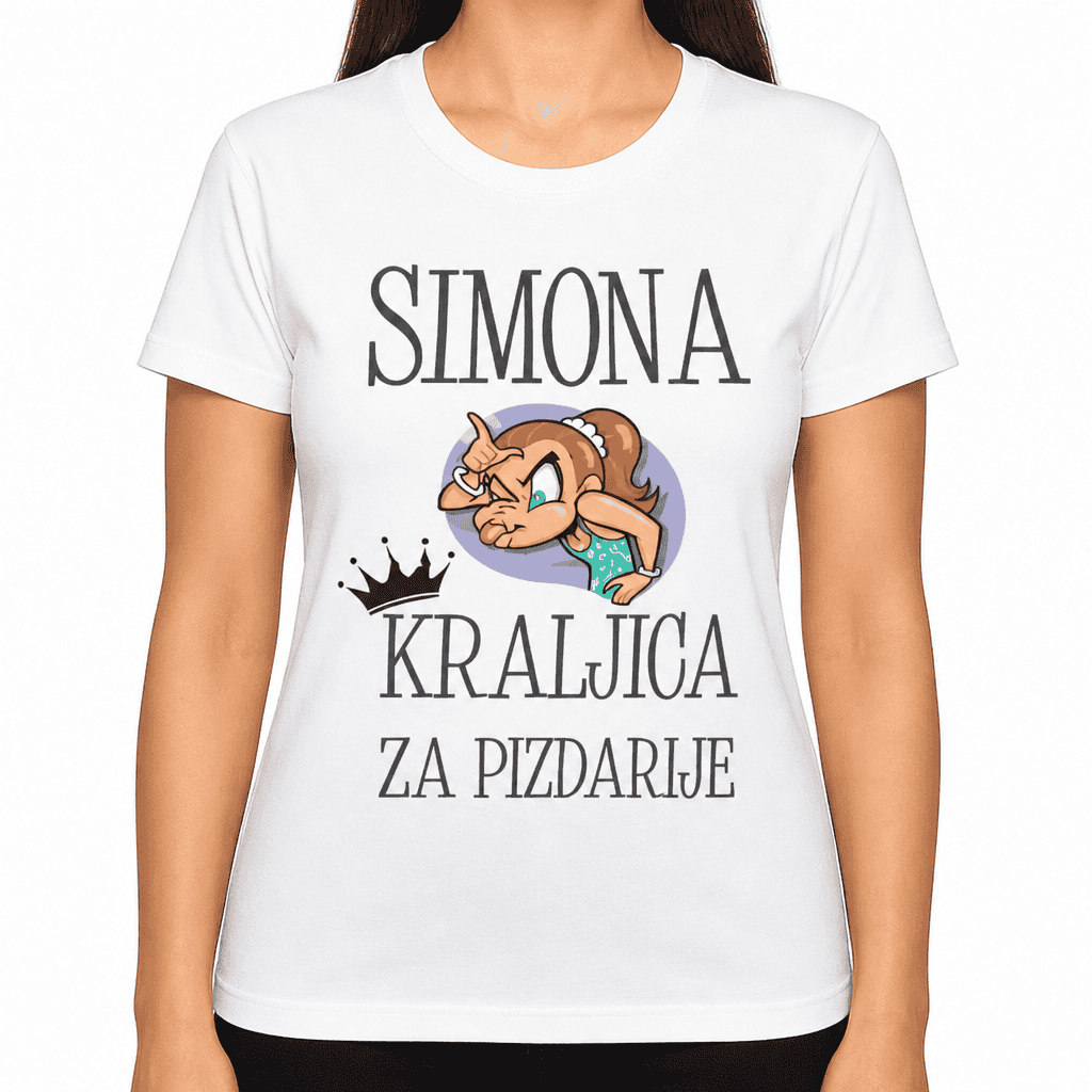 Smešna majica kraljica za pizdarije