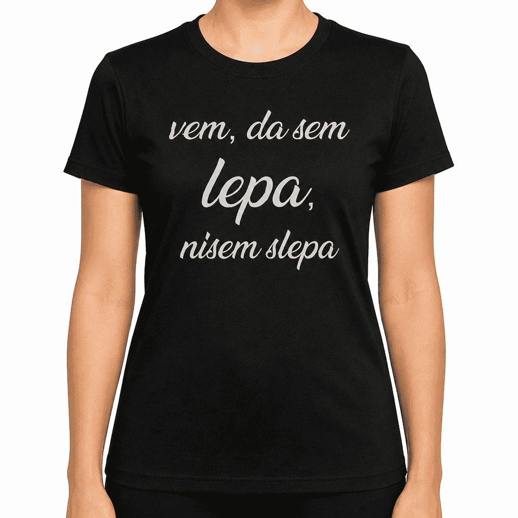 Smešna majica lepa slepa