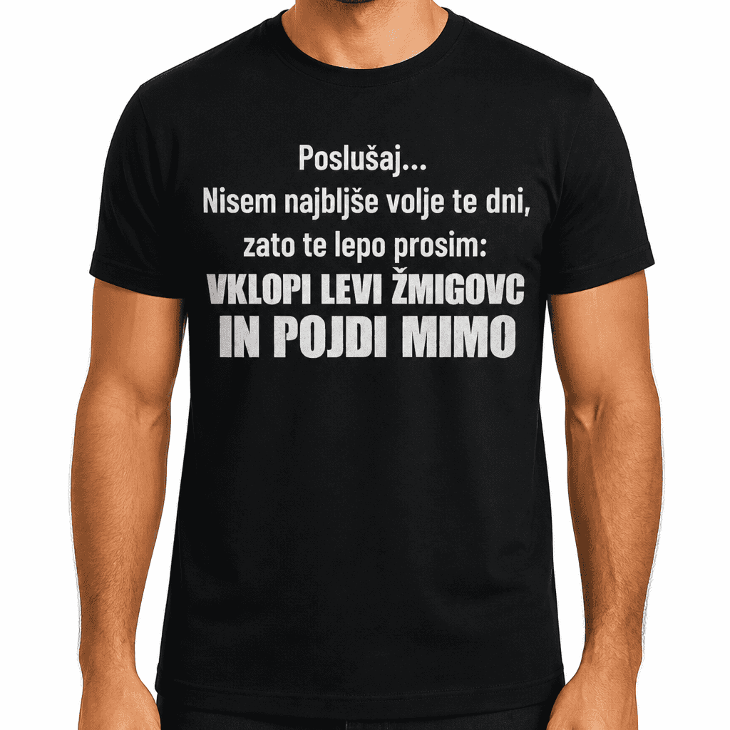 Smešna majica levi žmigovc