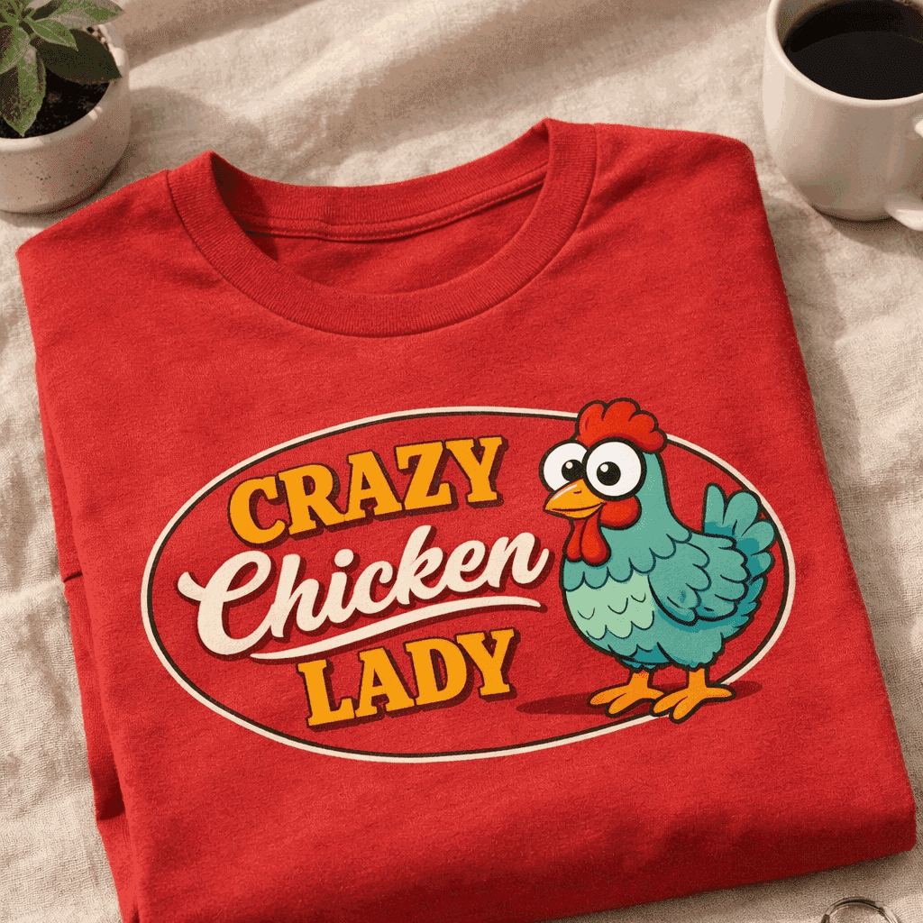 Majica za ljubiteljice kokoši - Crazy Chicken Lady