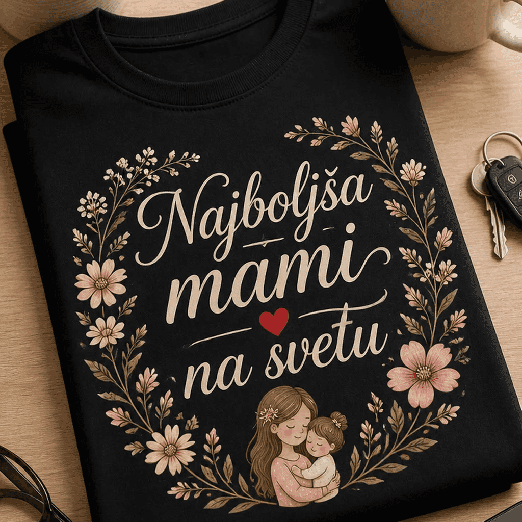 Majica za mamo Najboljša mami na svetu