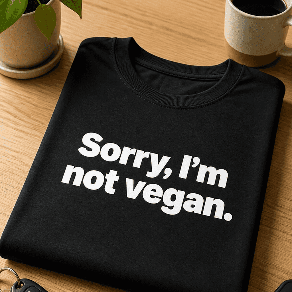 Majica za mesojede - sorry, nisem vegan