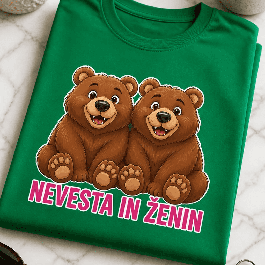 Majica za mladoporočenca - NEVESTA IN ŽENIN