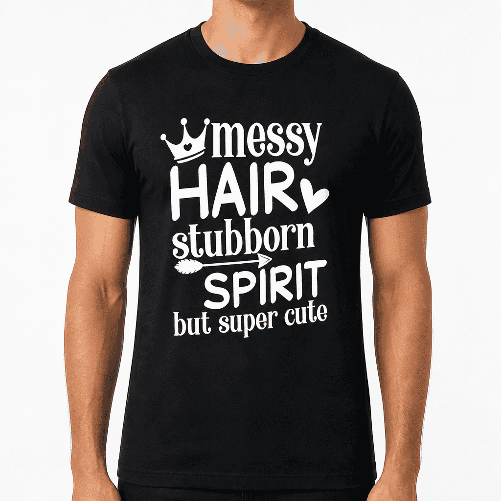 Smešna majica messy hair