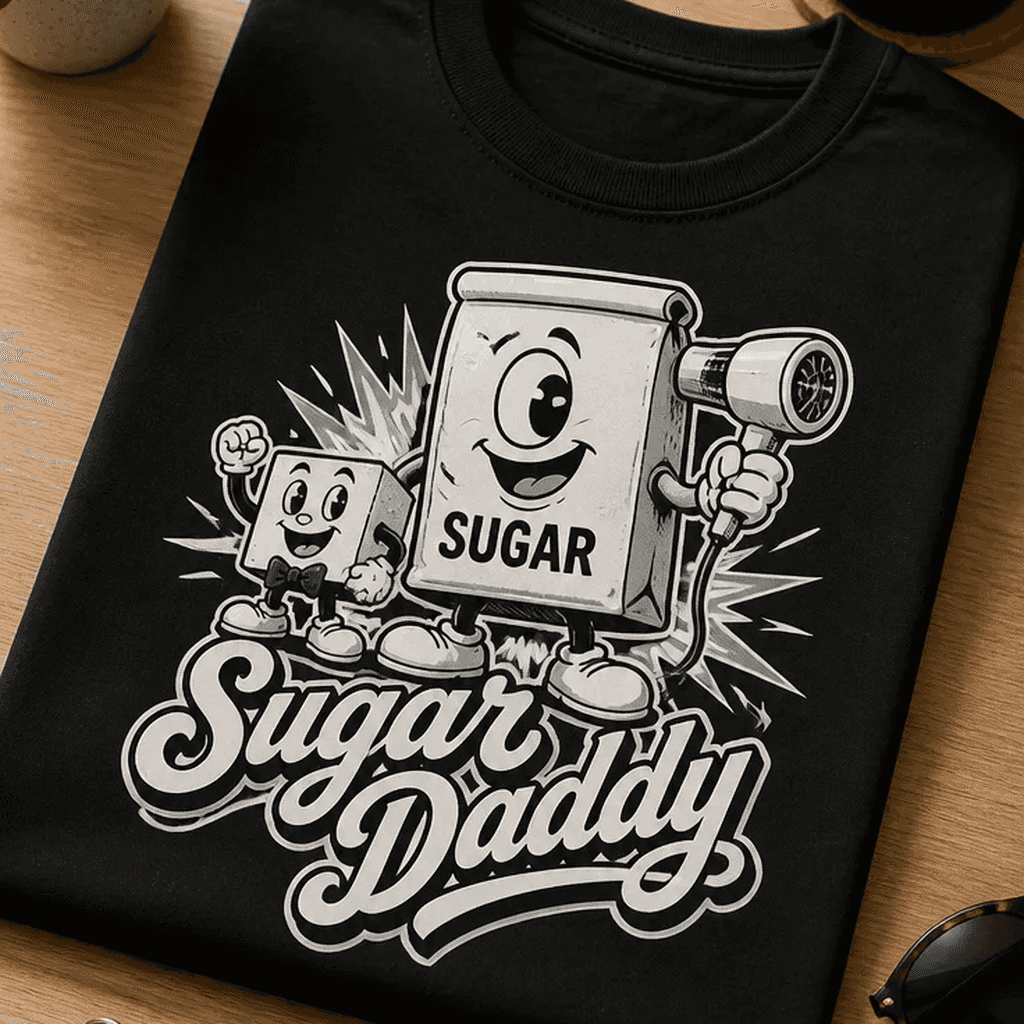 Majica za moške z nagajivim humorjem - Sugar Daddy